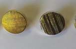 Пуговица пластик, \"под металл\", на ножке, диам.13мм, арт. 41004-2
